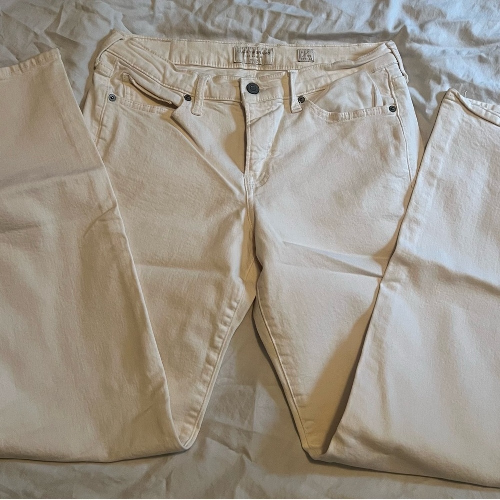 Women's Cream Jeans